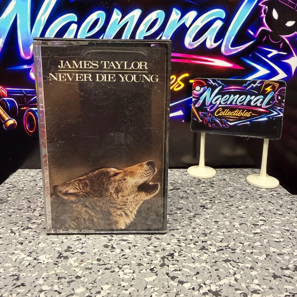 James Taylor Never Die Young Cassette Tape 1988 Columbia FCT 40851 Folk Rock